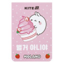 Блокнот Kite Molang ML25-224, 70х105мм, 48 листов, клетка