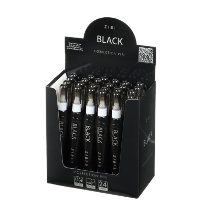 Корректор-ручка BLACK ZB.2903, 5мл, мет. Кончик