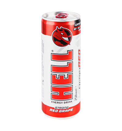 Напиток энергетический Hell Strong Red Grape 250мл