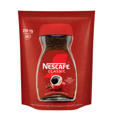 Кава Nescafe Classic розчинна гранульована 250г