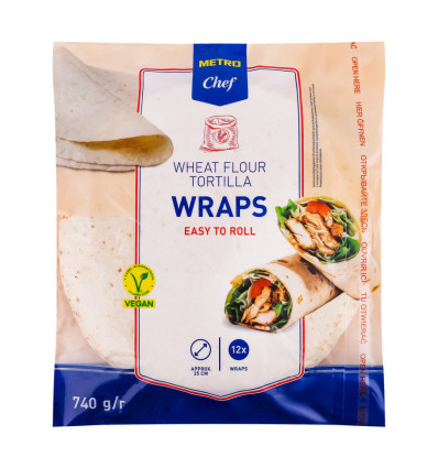 Тортилья Metro Chef 25 см 12 шт