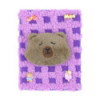 Блокнот плюшевый CAPYBARA 18, А5, 80 л., ячейка, ассорти, KIDS Line, ZB.700039