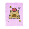 Блокнот плюшевый CAPYBARA 15, А5, 80 л., ячейка, ассорти, KIDS Line, ZB.700036