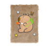 Блокнот плюшевый CAPYBARA 13, А5, 80 л., ячейка, ассорти, KIDS Line, ZB.700034