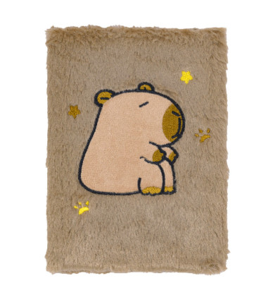 Блокнот плюшевый CAPYBARA 25, А5, 80 л., ячейка, ассорти, KIDS Line, ZB.700046
