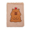 Блокнот плюшевый CAPYBARA 3, А5, 80 л., ячейка, ассорти, KIDS Line, ZB.700017