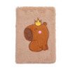 Блокнот плюшевый CAPYBARA 3, А5, 80 л., ячейка, ассорти, KIDS Line, ZB.700017