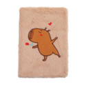 Блокнот плюшевий CAPYBARA 8, А5, 80 арк., клітинка, асорті, KIDS Line, ZB.700022