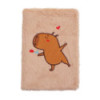 Блокнот плюшевый CAPYBARA 8, А5, 80 л., ячейка, ассорти, KIDS Line, ZB.700022