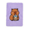Блокнот плюшевий CAPYBARA 8, А5, 80 арк., клітинка, асорті, KIDS Line, ZB.700022