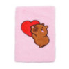 Блокнот плюшевий CAPYBARA 5, А5, 80 арк., клітинка, асорті, KIDS Line, ZB.700019