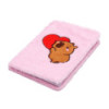 Блокнот плюшевий CAPYBARA 5, А5, 80 арк., клітинка, асорті, KIDS Line, ZB.700019