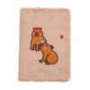 Блокнот плюшевый CAPYBARA 7, А5, 80 л., ячейка, ассорти, KIDS Line, ZB.700021