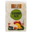 Рис World`s Rice Glutinous длиннозернистый шлифованный 500г