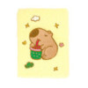 Блокнот плюшевый CAPYBARA 22, А5, 80 л., ячейка, ассорти, KIDS Line, ZB.700043