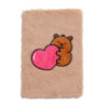 Блокнот плюшевый CAPYBARA 9, А5, 80 л., ячейка, ассорти, KIDS Line, ZB.700023