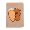 Блокнот плюшевый CAPYBARA 9, А5, 80 л., ячейка, ассорти, KIDS Line, ZB.700023