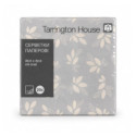 Салфетки Tarrington House четырехлистник 2слой с печатью 20л 32,5x32мм