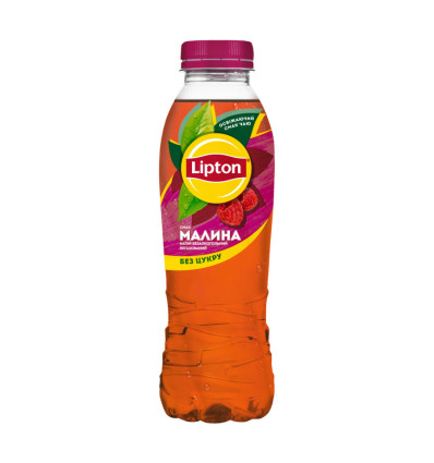 Чай холодний Lipton Малина чорний 0.5л