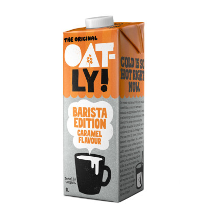 Напій Oatly вівсяний зі смаком карамелі ультрапастеризований 1л