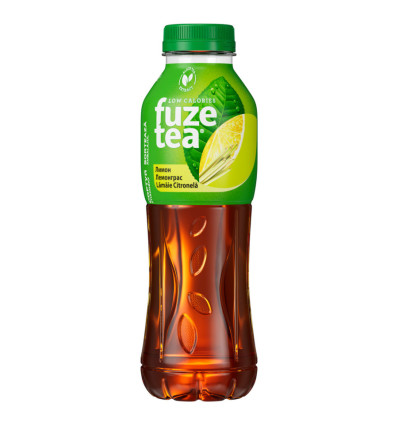 Чай холодный Fuzetea черный вкус лимона и лемонграсса 500мл