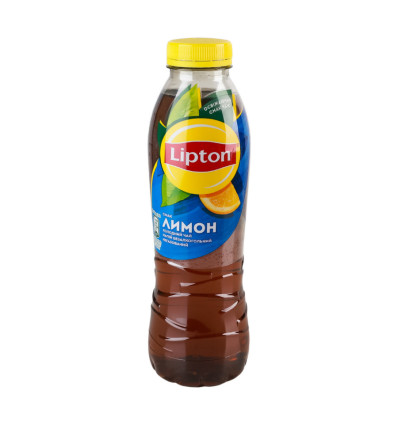 Чай холодный Lipton Лимон черный 500мл