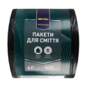 Пакеты для мусора Metro Professional 60л 100шт/уп