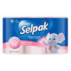 Папiр Selpak Perfumed туалетний кольоровий з ароматом Пудра 12 шт/уп