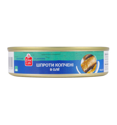 Шпроти Fine Life копчені в олії 160г
