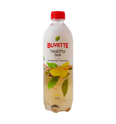 Напиток безалкогольный Buvette Зеленый чай-лемонграсс 0.5л