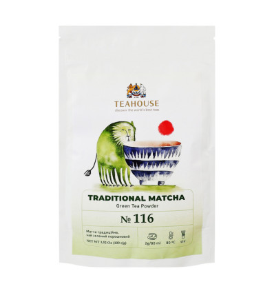 Teahouse Чай Матча традиційна №116 зелений порошковий 100г