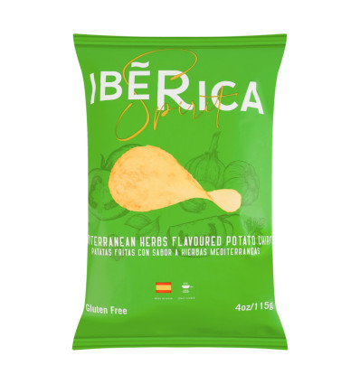 Чипсы Iberica картофельные со средиземноморскими травами 115г
