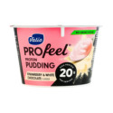 Valio PROfeel Пудинг Клубника и белый протеиновый шоколад без лактозы 180г.