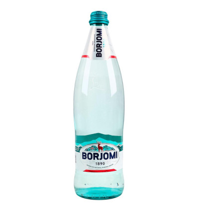 Вода мінеральна Borjomi сильногазована скляна пляшка 0,75л