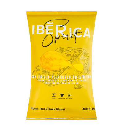 Чипсы картофельные Iberica со вкусом испанского сыра 115г