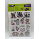 3D наліпки Закохані звірята 19 см, KIDS Line ZB.63401