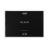 Альбом для малювання KIDS Line BLACK ZB.1440-01, А4, 20 арк., на пружині, чорний