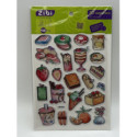 3D наліпки Смаколики 19 см, KIDS Line ZB.63408