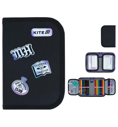 Пенал Kite 1 от., 2 отв., с наполнением 622H MH , MH26-622H