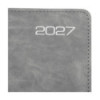 Щоденник датований 2027 ONYX BM.211003-09, A5, сірий, штучна шкіра/поролон
