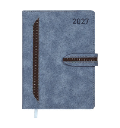 Дневник датированный 2027 RANGE BM.211001-53, A5, маренго, искусственная кожа/поролон