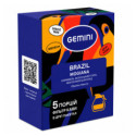 Кофе молотый 10г*5шт. в дрип-пакете, Brazil Mogiana Gemini (gm.32618)