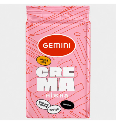 Кава мелена 250г, Crema Gemini (gm.30096)