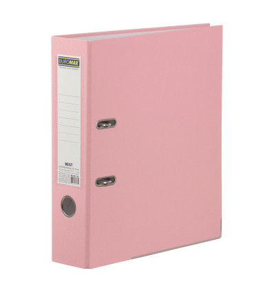 Регистратор односторонний PASTEL BEST А4, 70/75 мм, розовый (BM.3021-43с)
