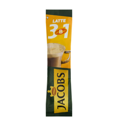 Кавовий напій 3в1 Карамель Латте, 24х12,3г JACOBS.