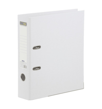 Регистратор двухсторонний IDEAL А4, 70/75 мм, белый (BM.3019-12с)