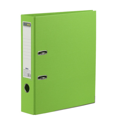 Регистратор двухсторонний IDEAL А4, 70/75 мм, салатовый (BM.3019-15с)