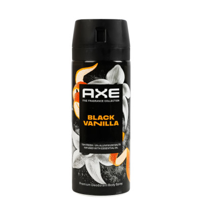 Дезодорант аерозольний Axe Fine Fragrance Collection Black Vanilla 150мл