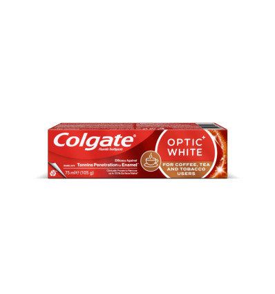 Зубна паста Colgate Optic White Відбілююча 75мл