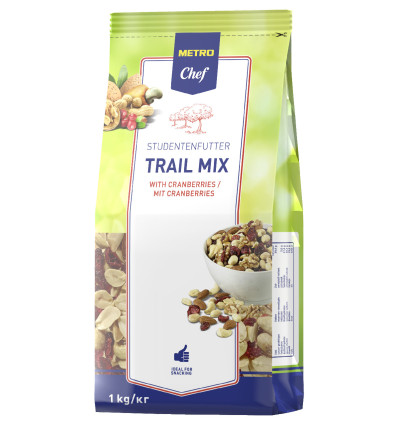 Суміш горіхів Metro Chef Trail Mix з журавлиною 1кг